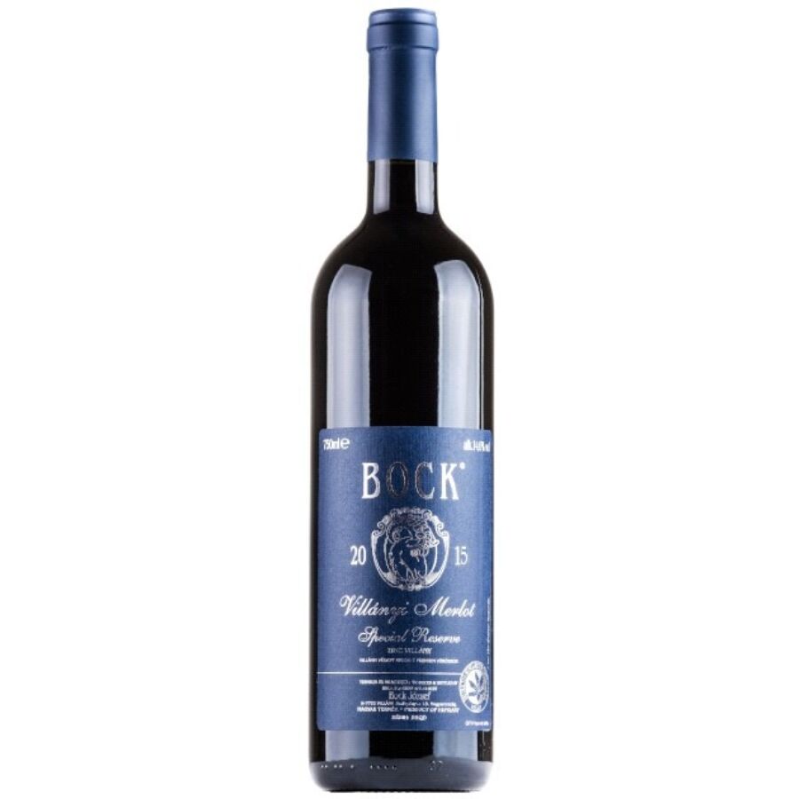 Bock Merlot Special Reserve, vin rouge de Hongrie, Villany